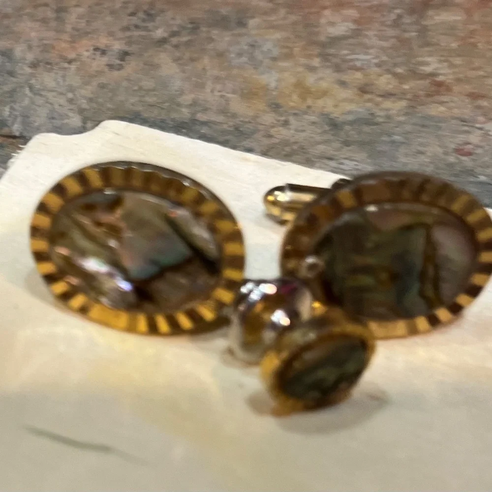 MEN ACCESSORIES Vintage Cufflinks and matching tie pin